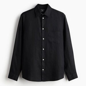 Divided Charcoal Button-Up Shirt
